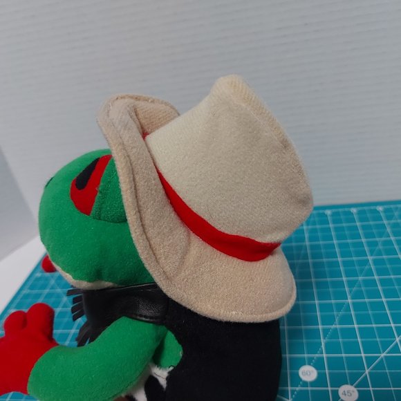 The 24k Company Frog Culture Plushie Cowboy Frog Red Eye 8 Inch Stuffed Animal - Picture 7 of 7